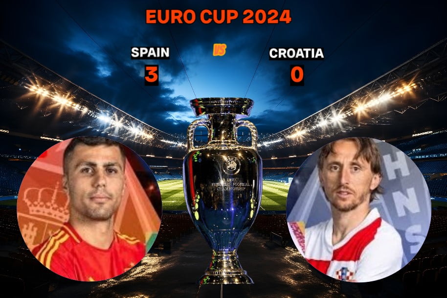 spain vs croatia - Euro Cup 2024 - bangadarpan