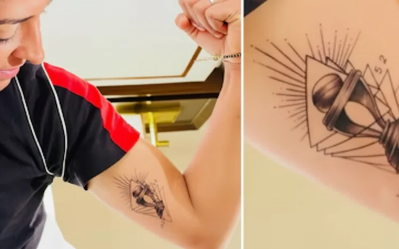 harmampreet kaur world cup 2025 tattoo
