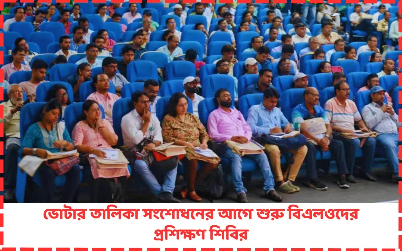 কলকাতায় জোর কদমে প্রস্তুতি! ভোটার তালিকা সংশোধনের আগে শুরু বিএলওদের প্রশিক্ষণ শিবির